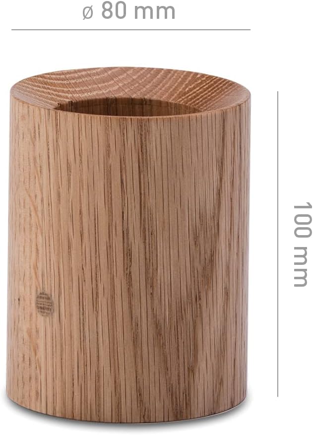 Holzfuss für Schürhaken und Feuerzange, Holzfuss für Schürhaken und Feuerzange