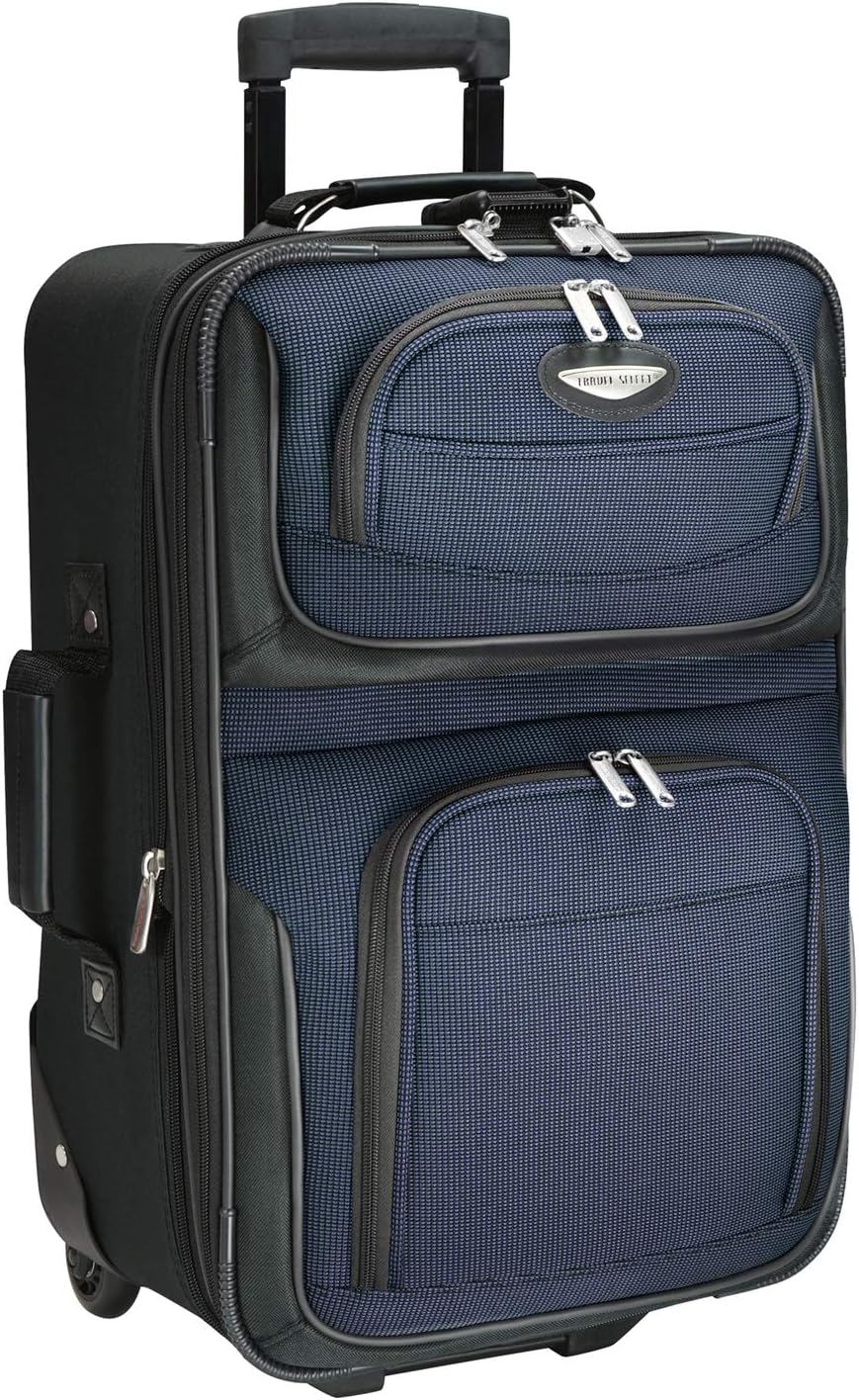 Koffer-Set Amsterdam, 8-Piece Set (15/21/25/29/Packing Cubes), Marineblau