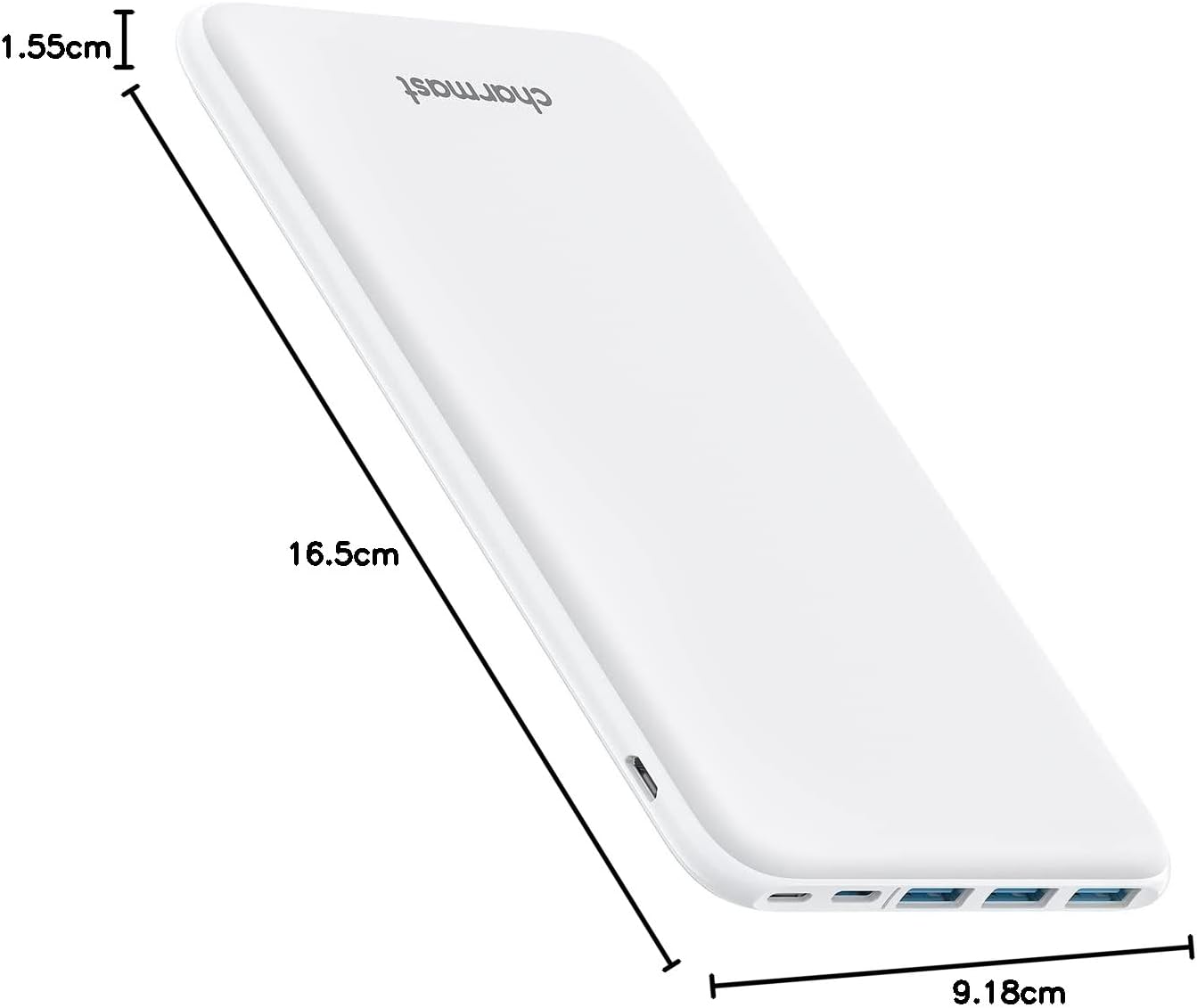 Ultra Slim Powerbank, Weiss