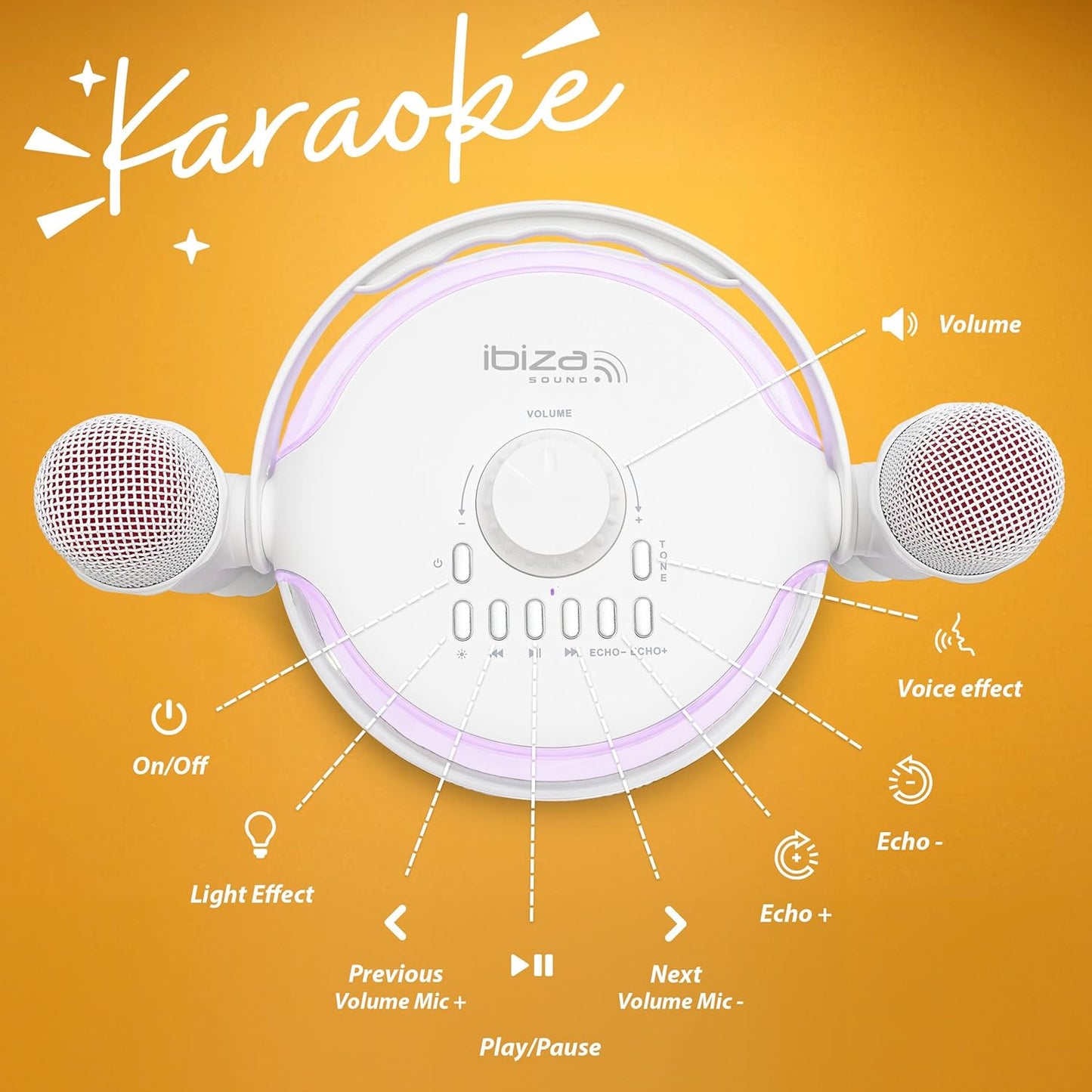 Karaoke-Lautsprecher, Weiss