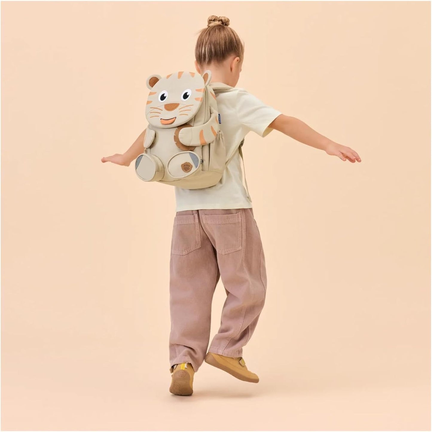 Kinderrucksack Grosser Freund, 8 L Pure Tiger - Beige
