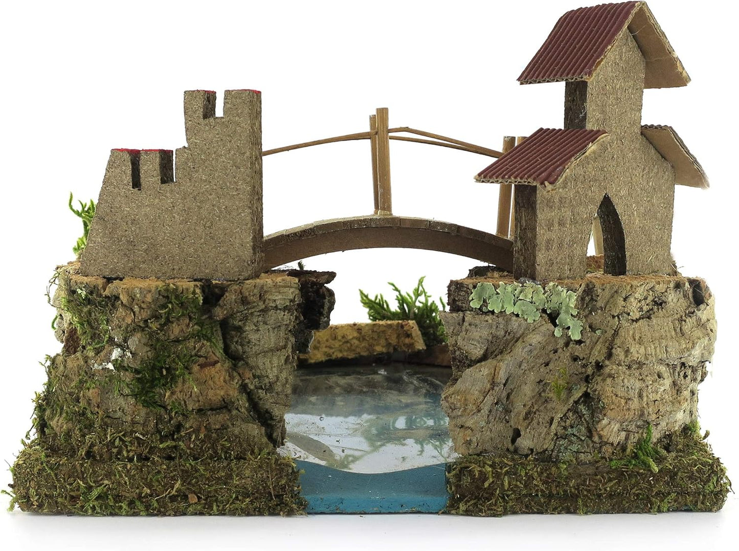 Bertoni Bergsee mit Brücke und Baum