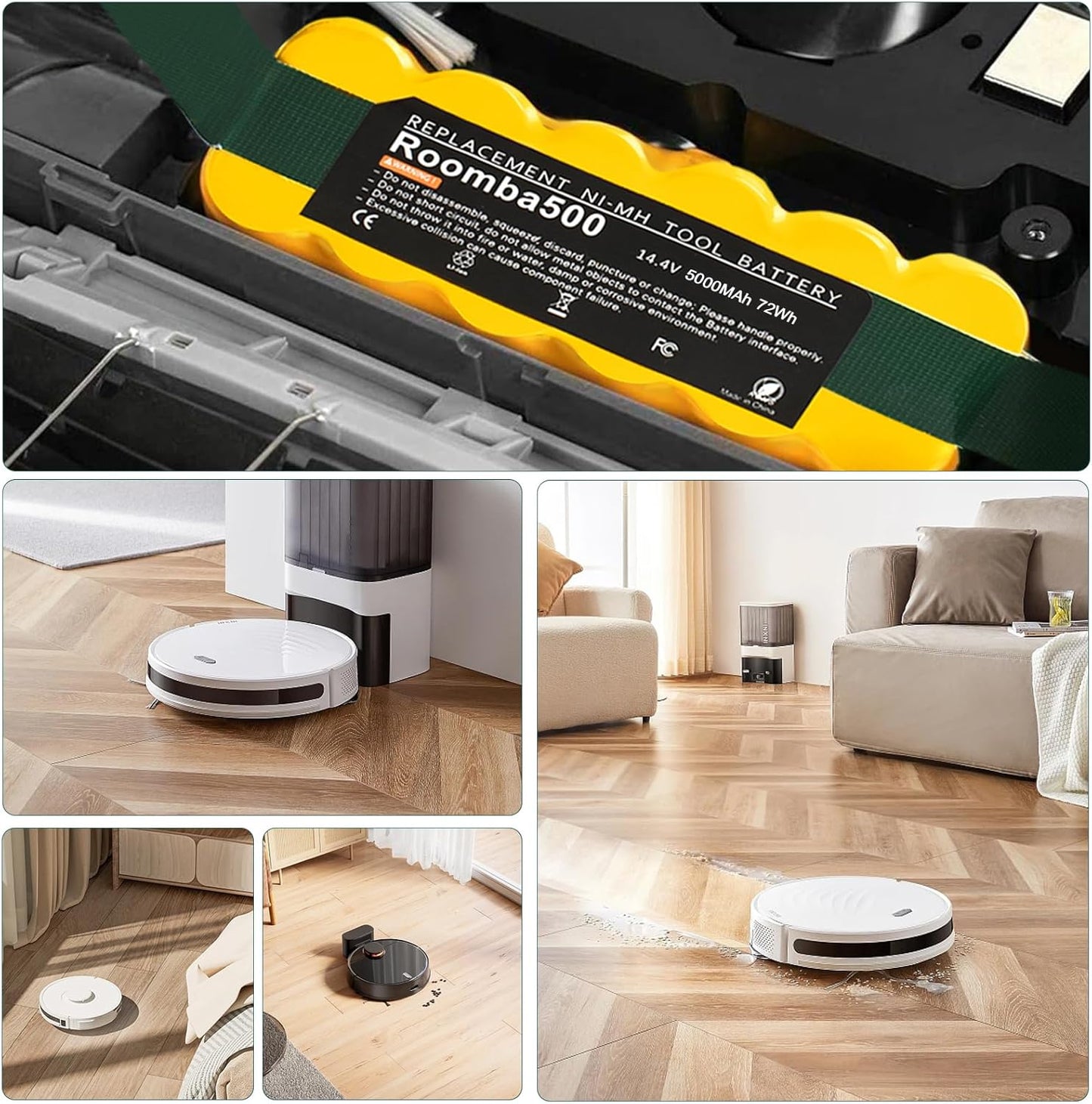 Ersatzakku für Staubsauger, Akku 5.0Ah