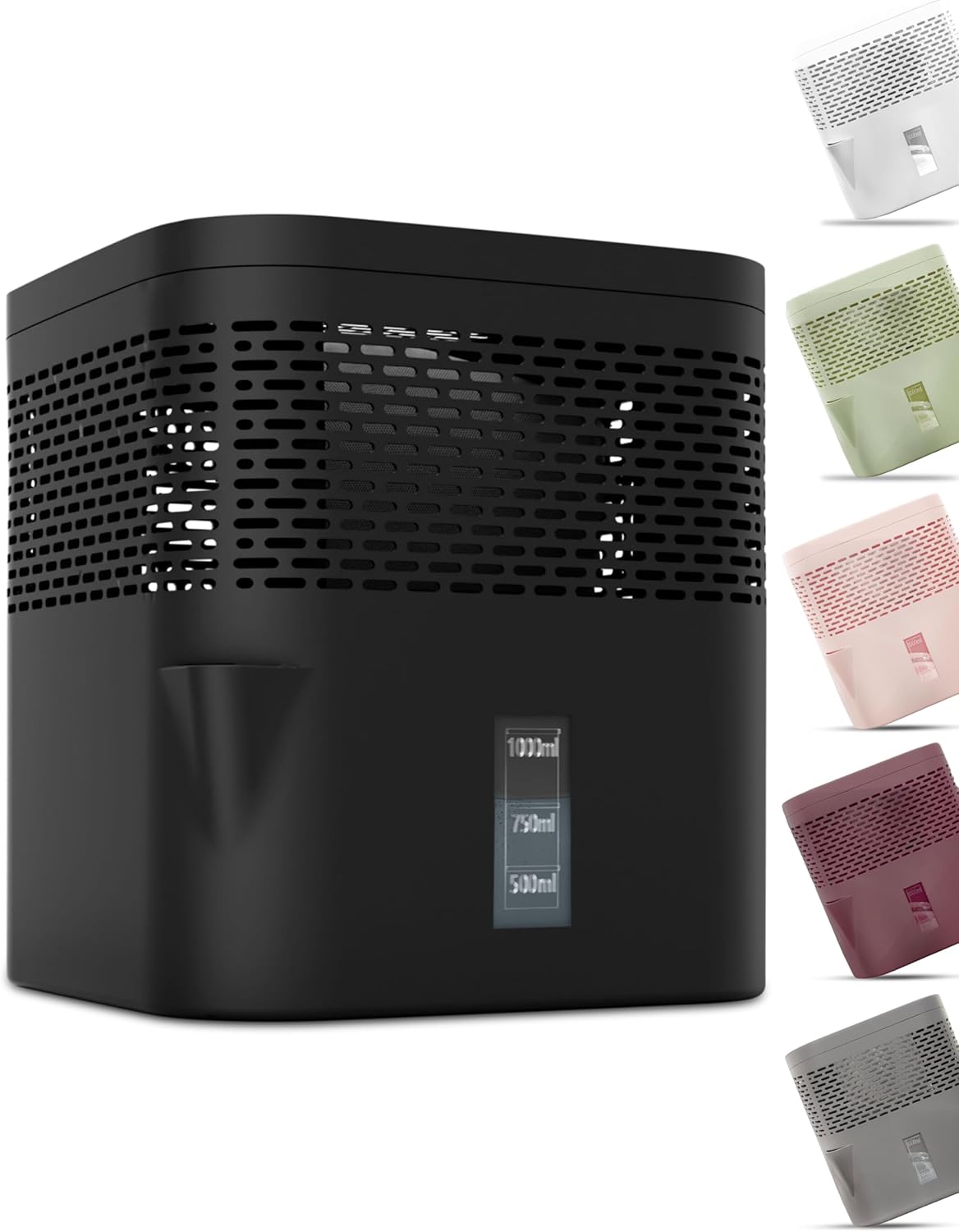 AirOne Lite - Luftentfeuchter für Bad & Küche, Midnight Black