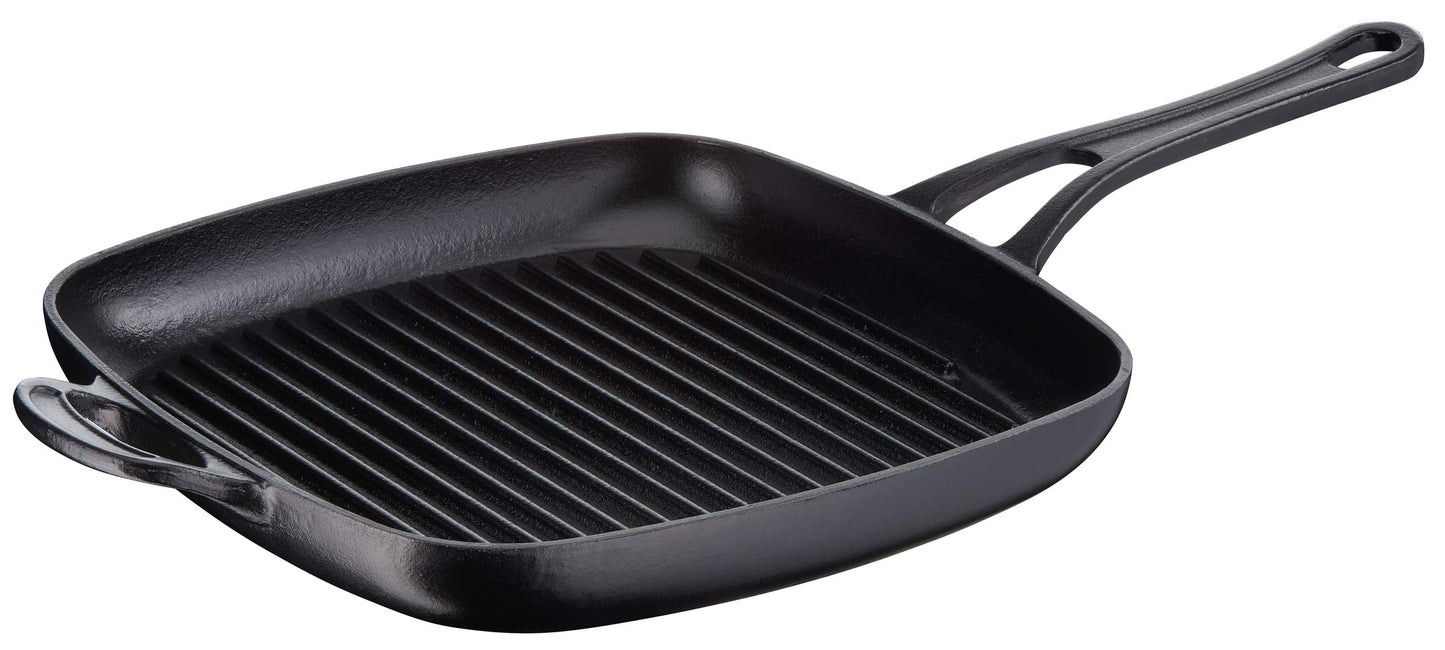 Guss-Grillpfanne mit Emaille-Beschichtung