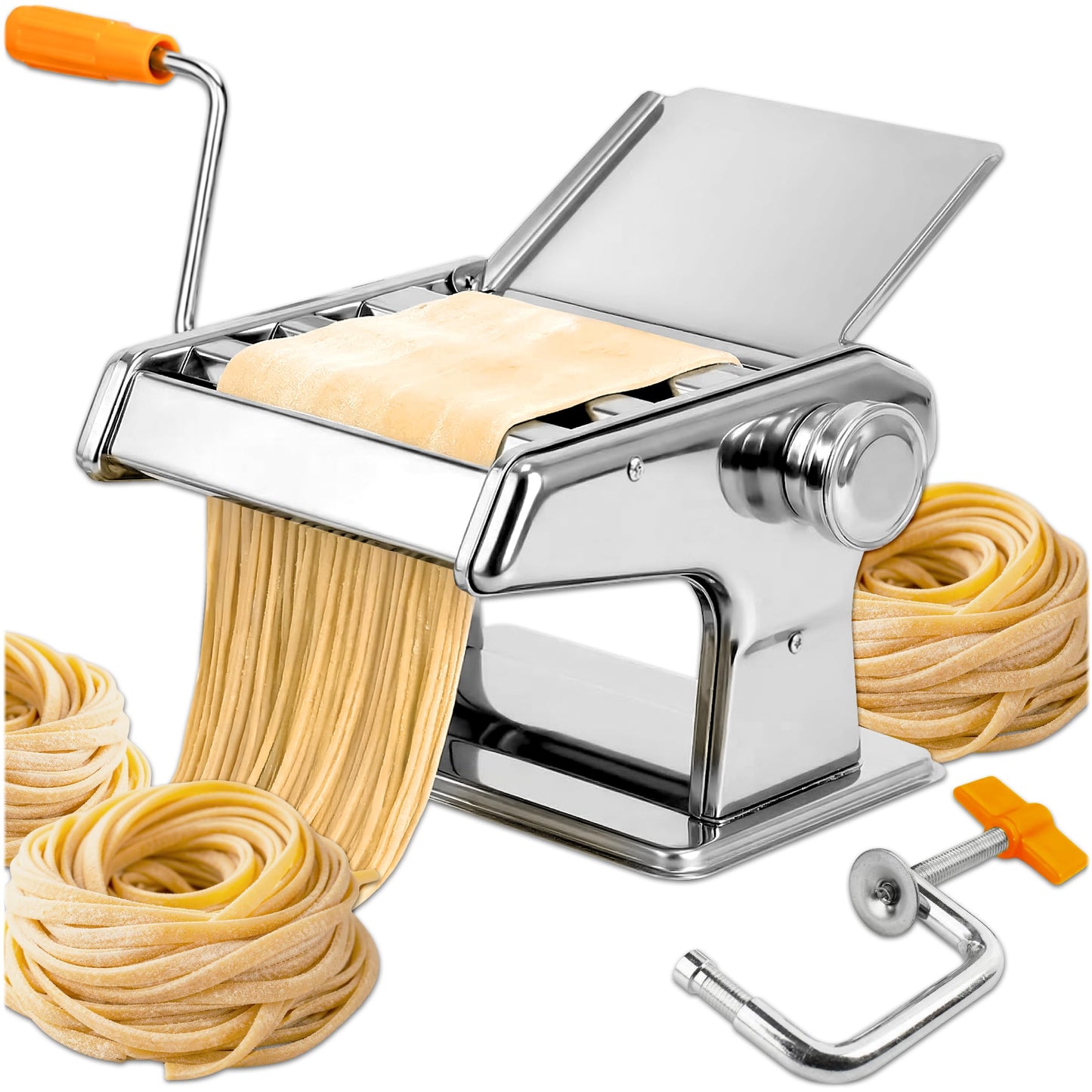Nudelmaschine mit 6 Teigdicken
