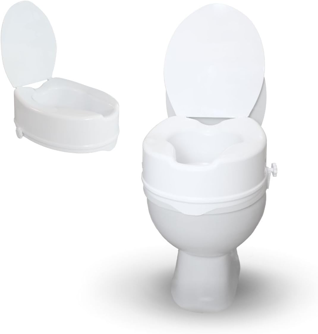 Toilettensitzerhöhung Titán mit Deckel