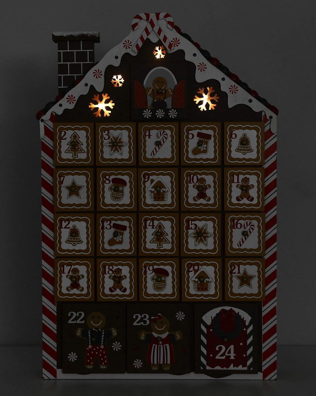 Lebkuchenhaus, Lebkuchenhaus mit Led Beleuchtung