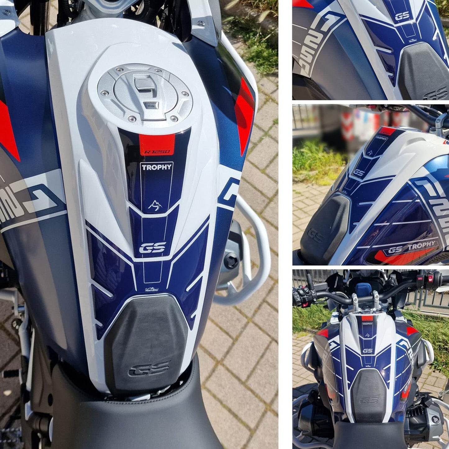 Motorradaufkleber für BMW R 1250 GS Trophy 2023, Paraserbatoio