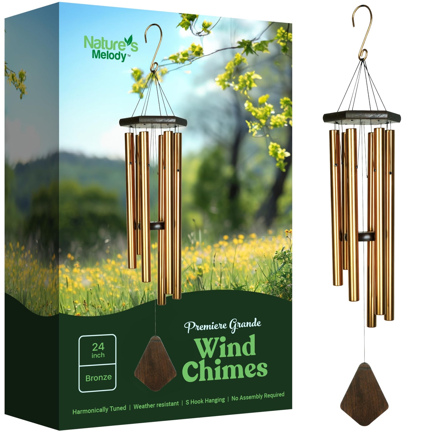 Windspiel, 24-Inch Bronze