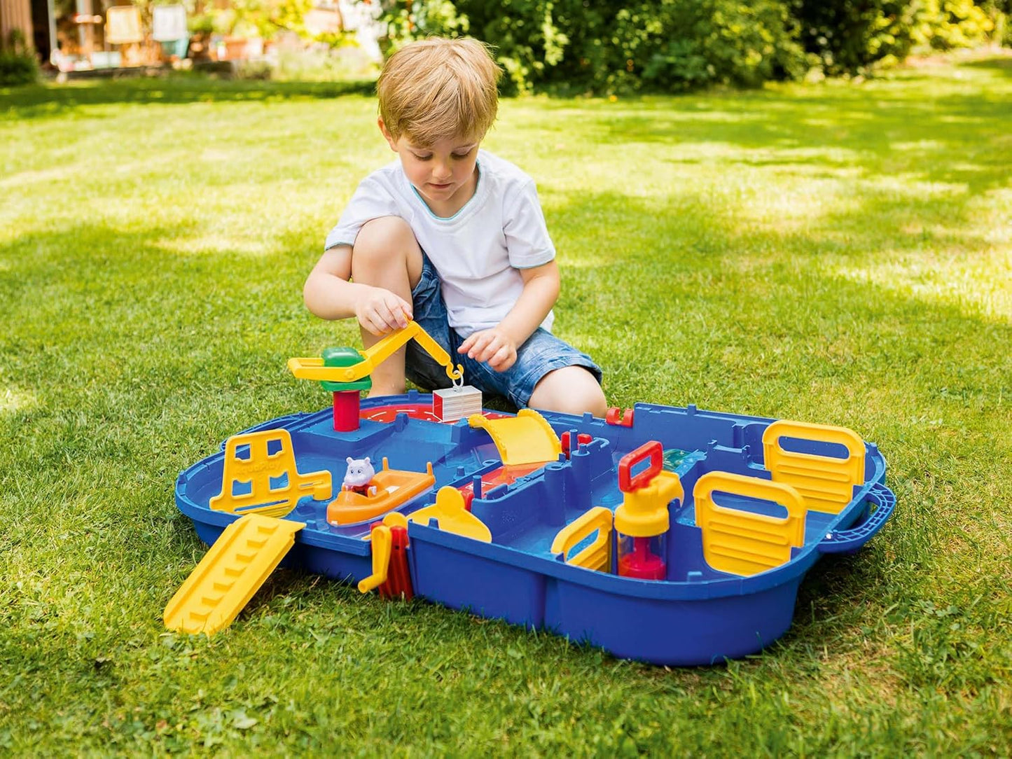 Wasserbahn Set Schleusenbox (27-teilig), Single