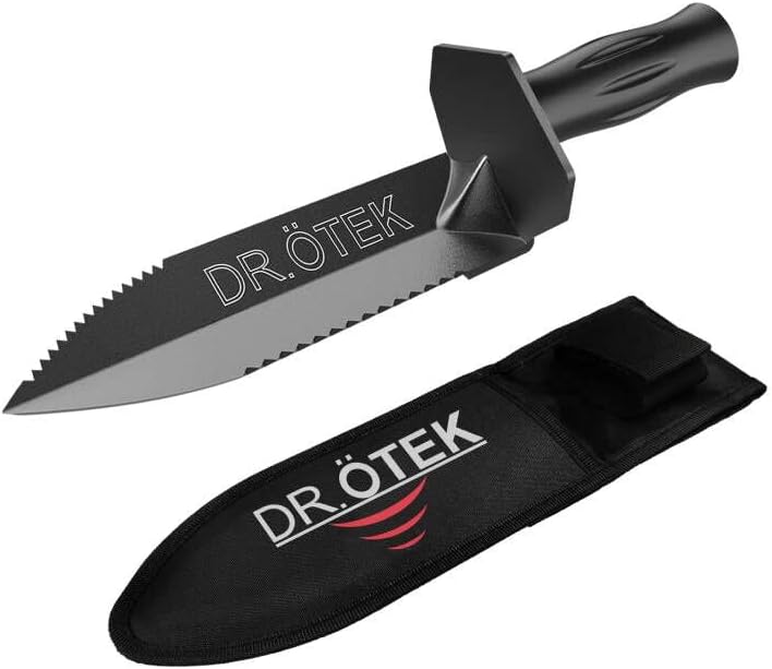 Doppelt gezahnte Digger-Schaufel mit Messskala