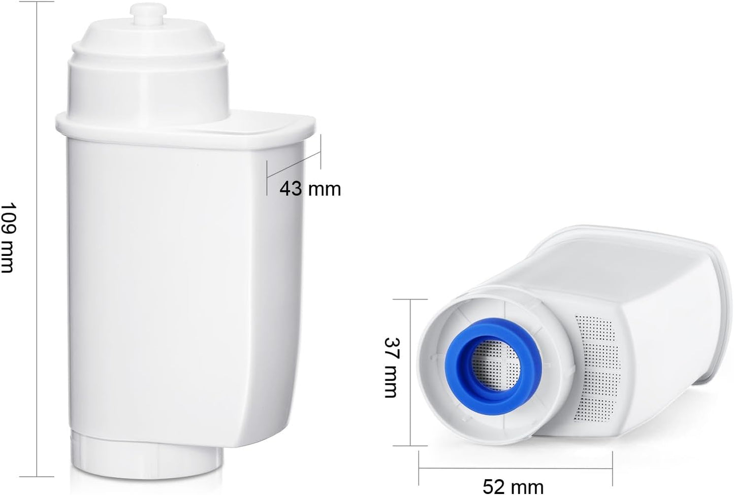 Ersatzwasserfilter für EQ Series Kaffeemaschinen (6 Stück), 6