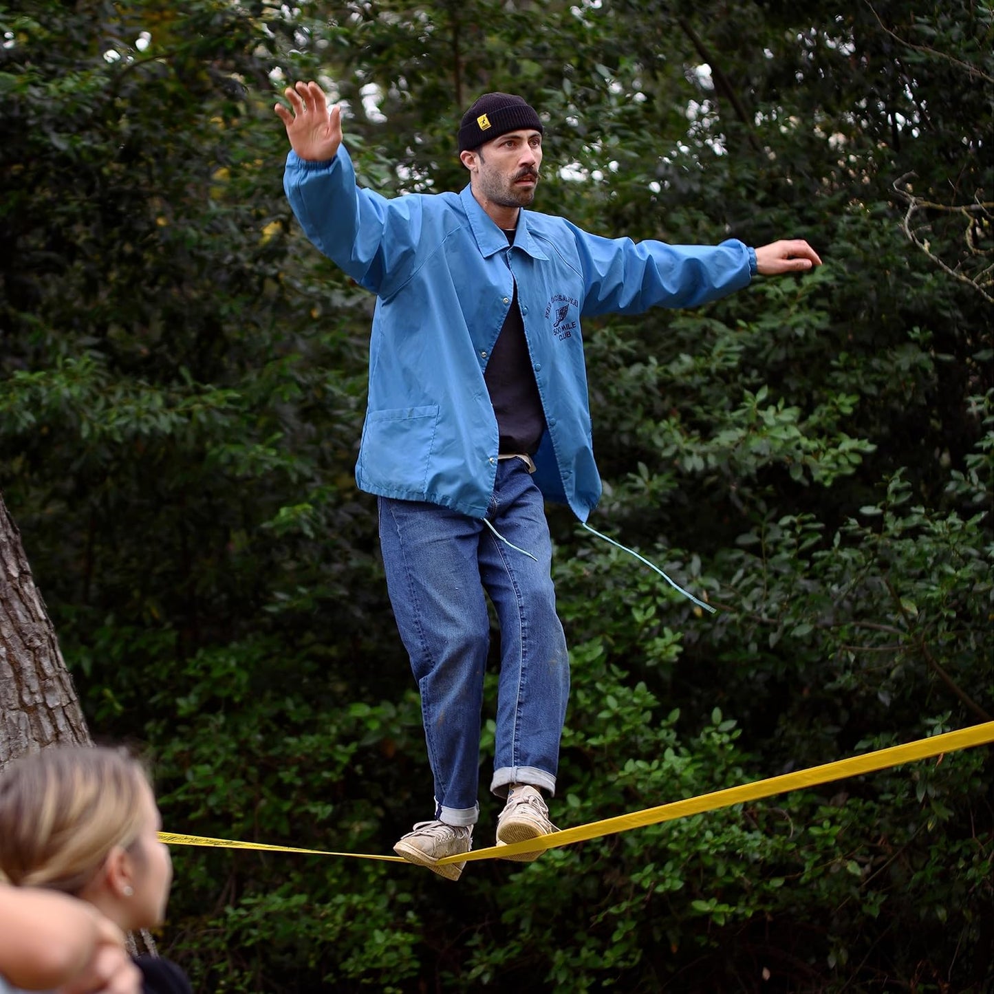 Slackline Komplett-Set 25 m, Gelb STANDARD Slackline