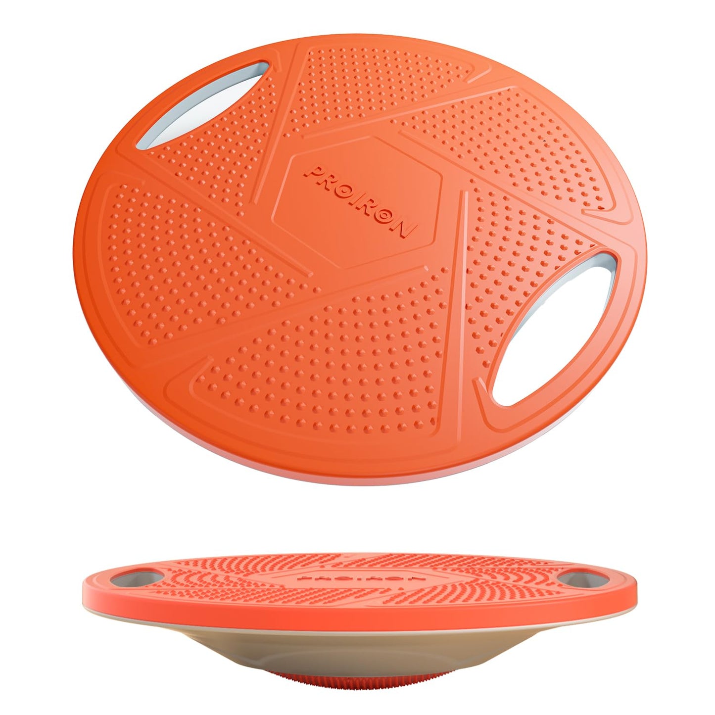 Balanceboard mit Griffen, Orange