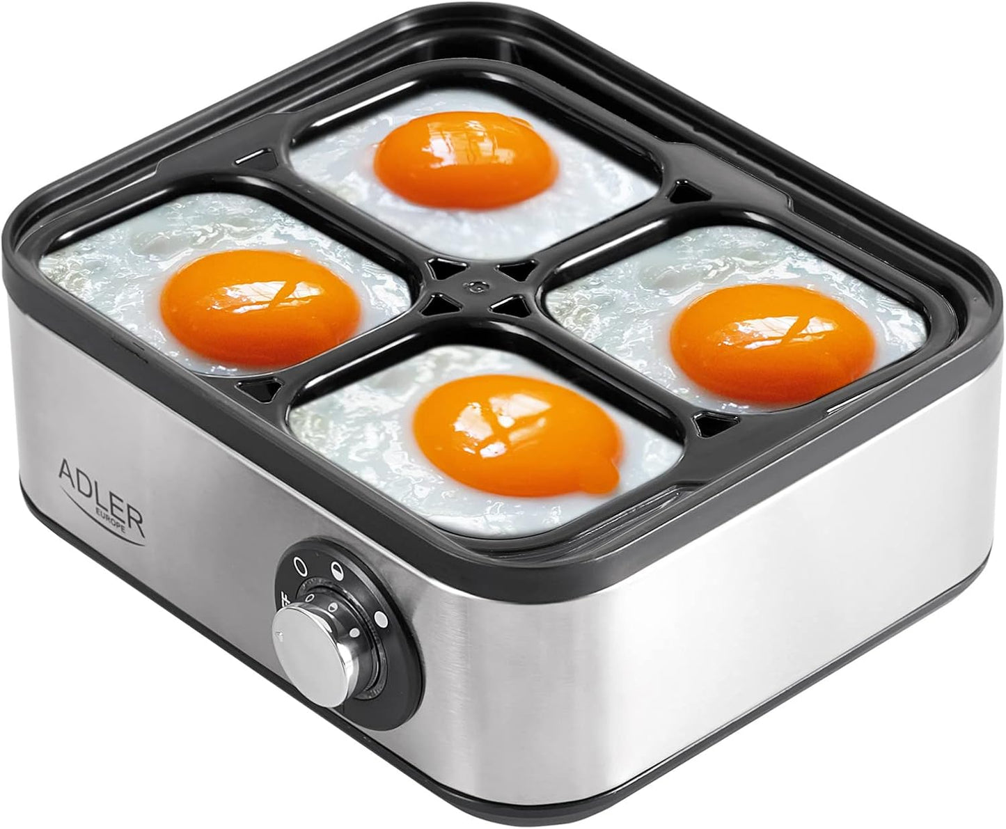 Eierkocher AD 4486 für 8 Eier mit Pochierfunktion