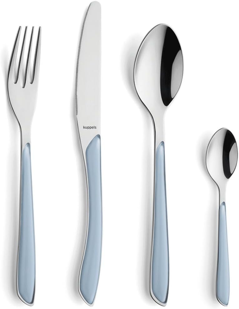 24-teiliges Prisma Besteckset für 6 Personen, 24-teilig Himmelblau | 24-teilig