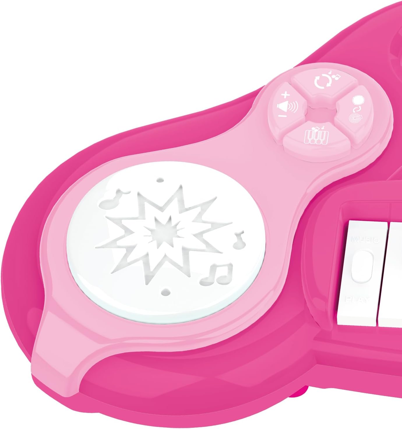 Barbie Elektronisches Kinderklavier mit Lichteffekten und Mikrofon, Barbie