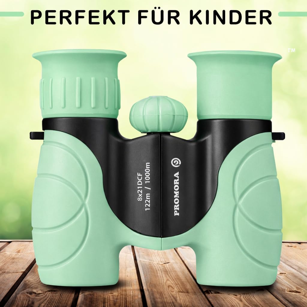 Fernglas für Kinder inklusive Lupe & Kompass, mintgrün