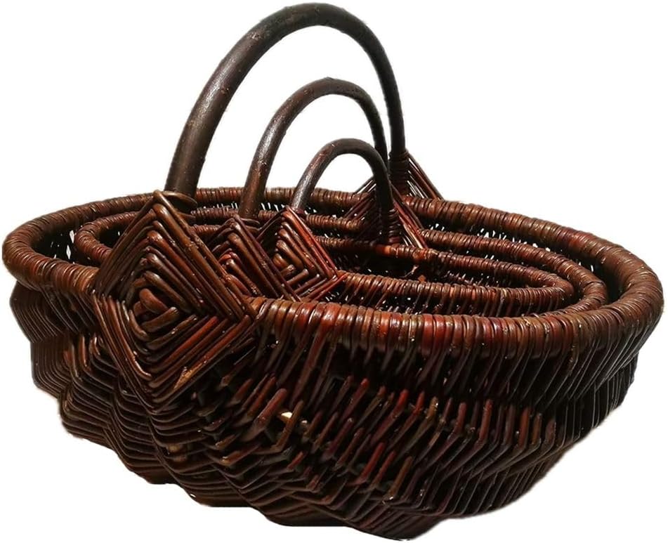 Gartenkorb aus Weidenholz, Weidenholz Klein 37 cm