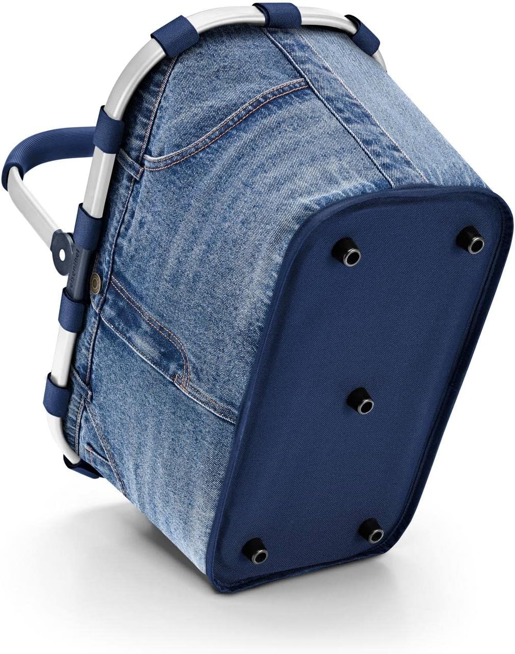 Einkaufskorb im Jeansdesign, wasserabweisend, Jeans 2 Single