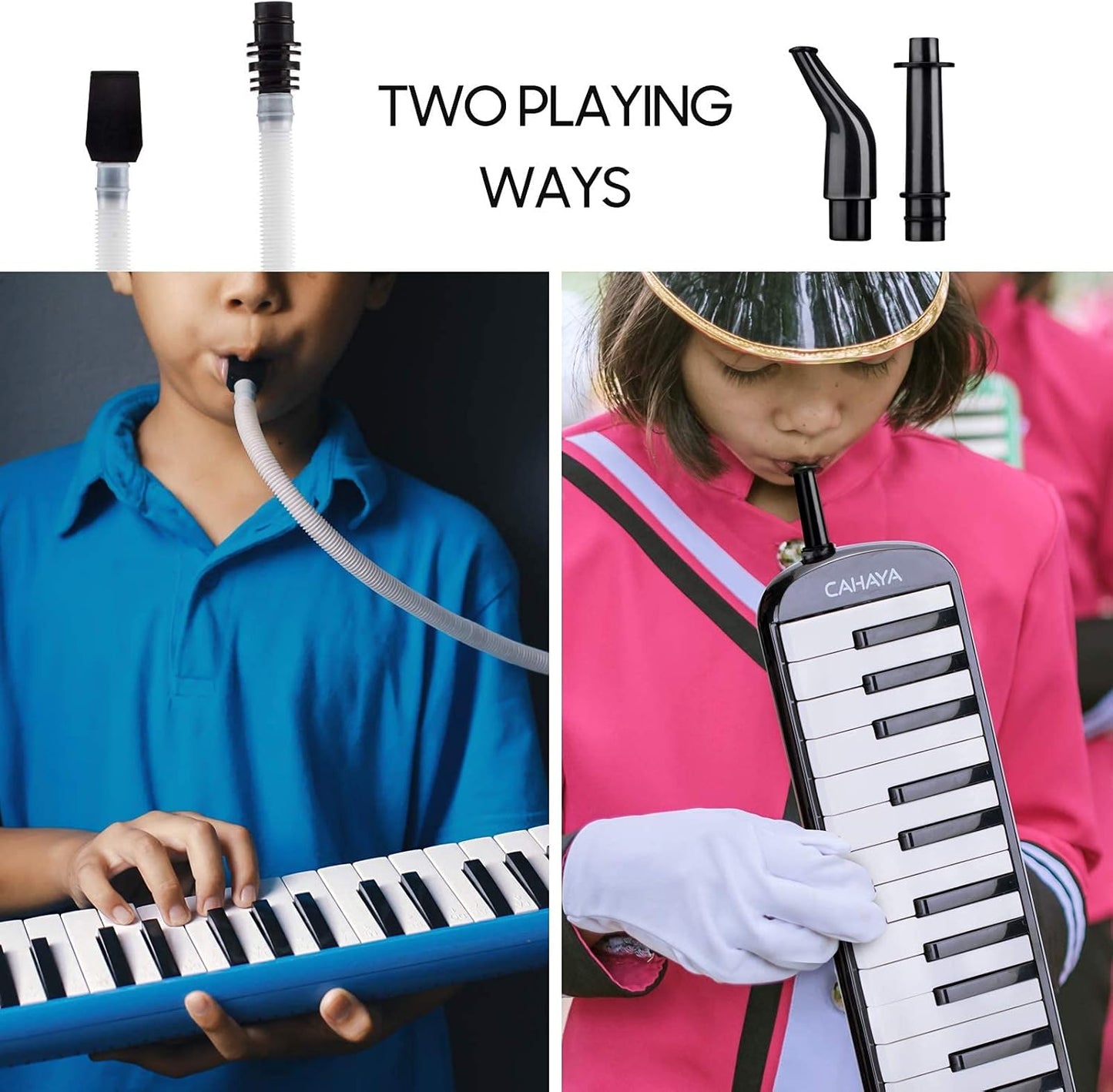 32 Tasten Melodica für Kinder, Schwarz