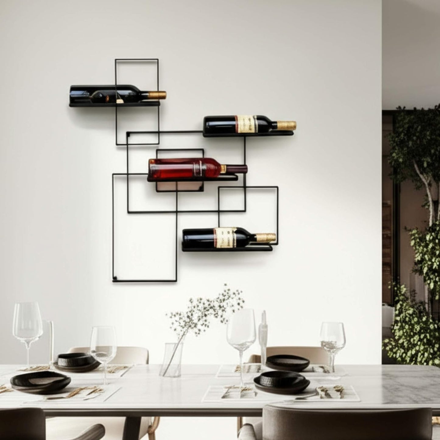 Weinregal für die Wand