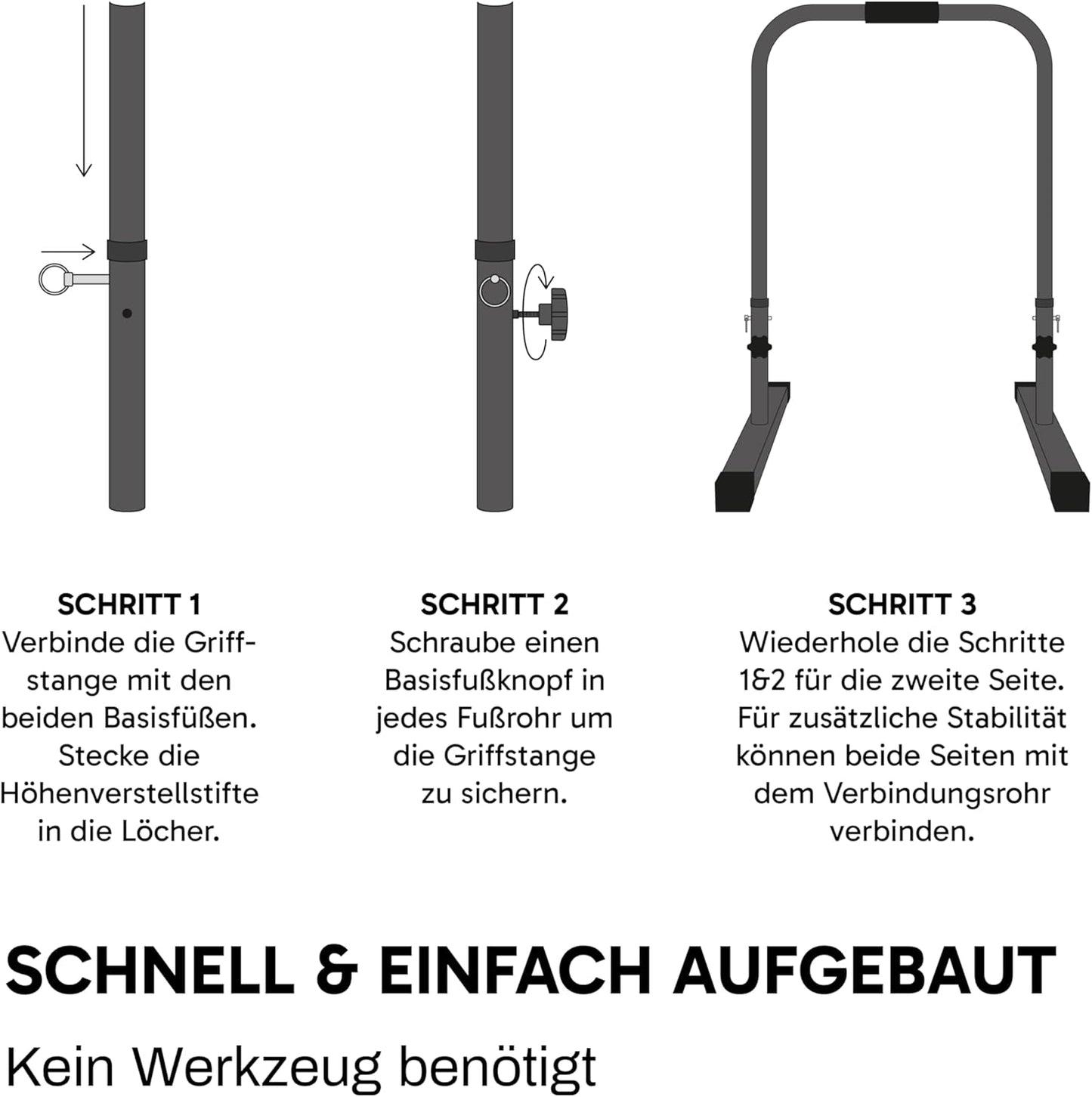 Verstellbare Dip-Station