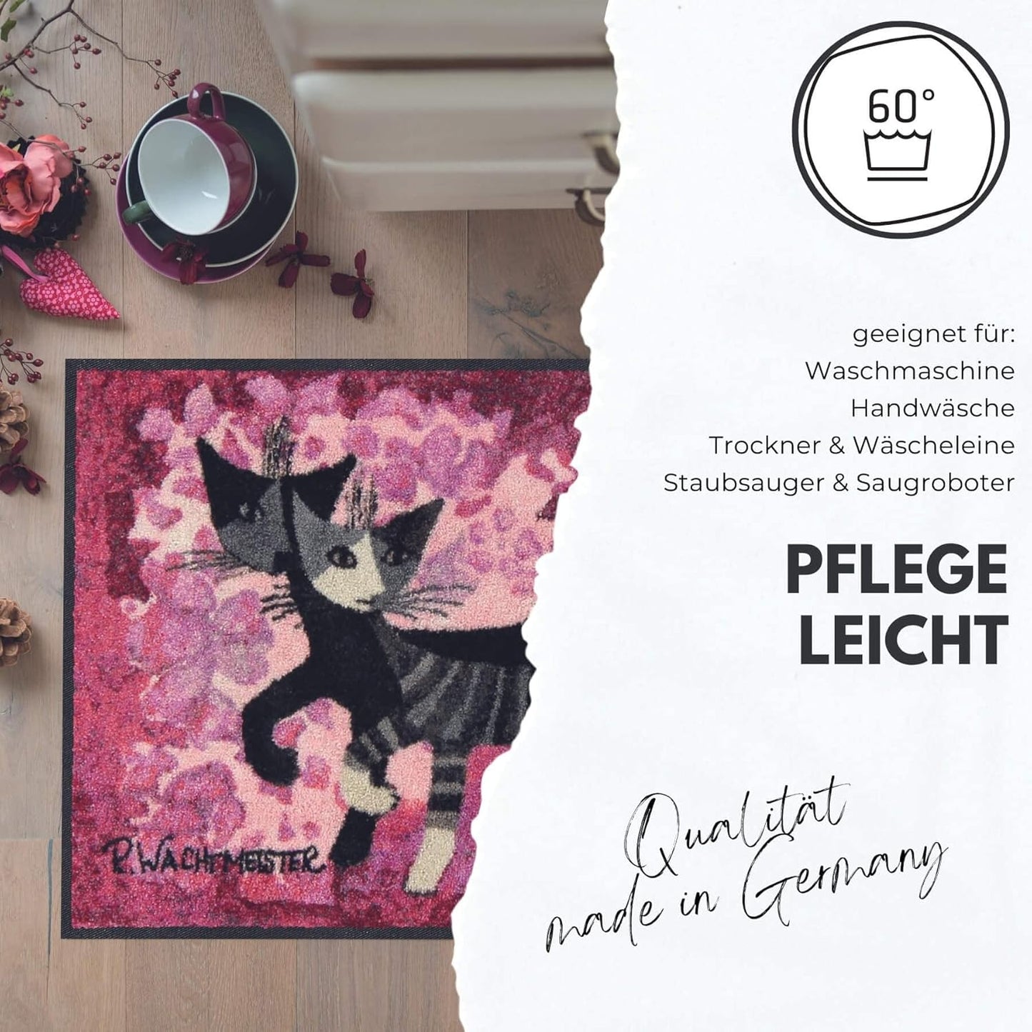 Fussmatte (50x75 cm), H 50 cm | B 75 cm | L 0,7 cm