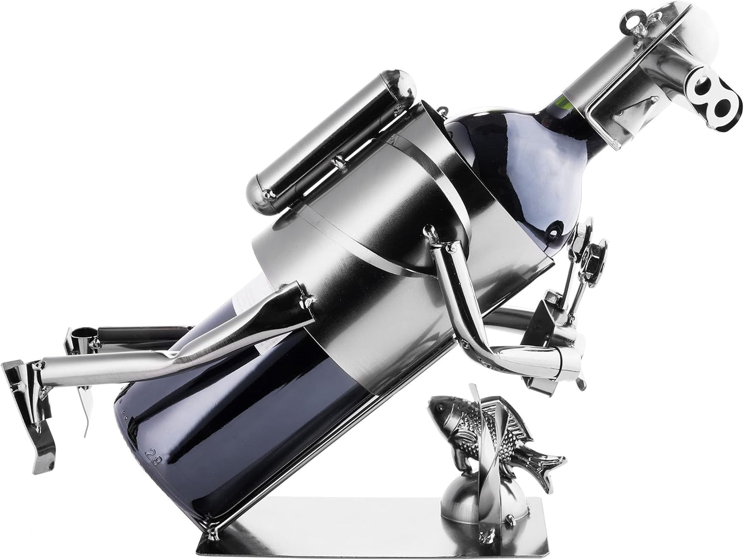 Weinflaschenhalter Taucher
