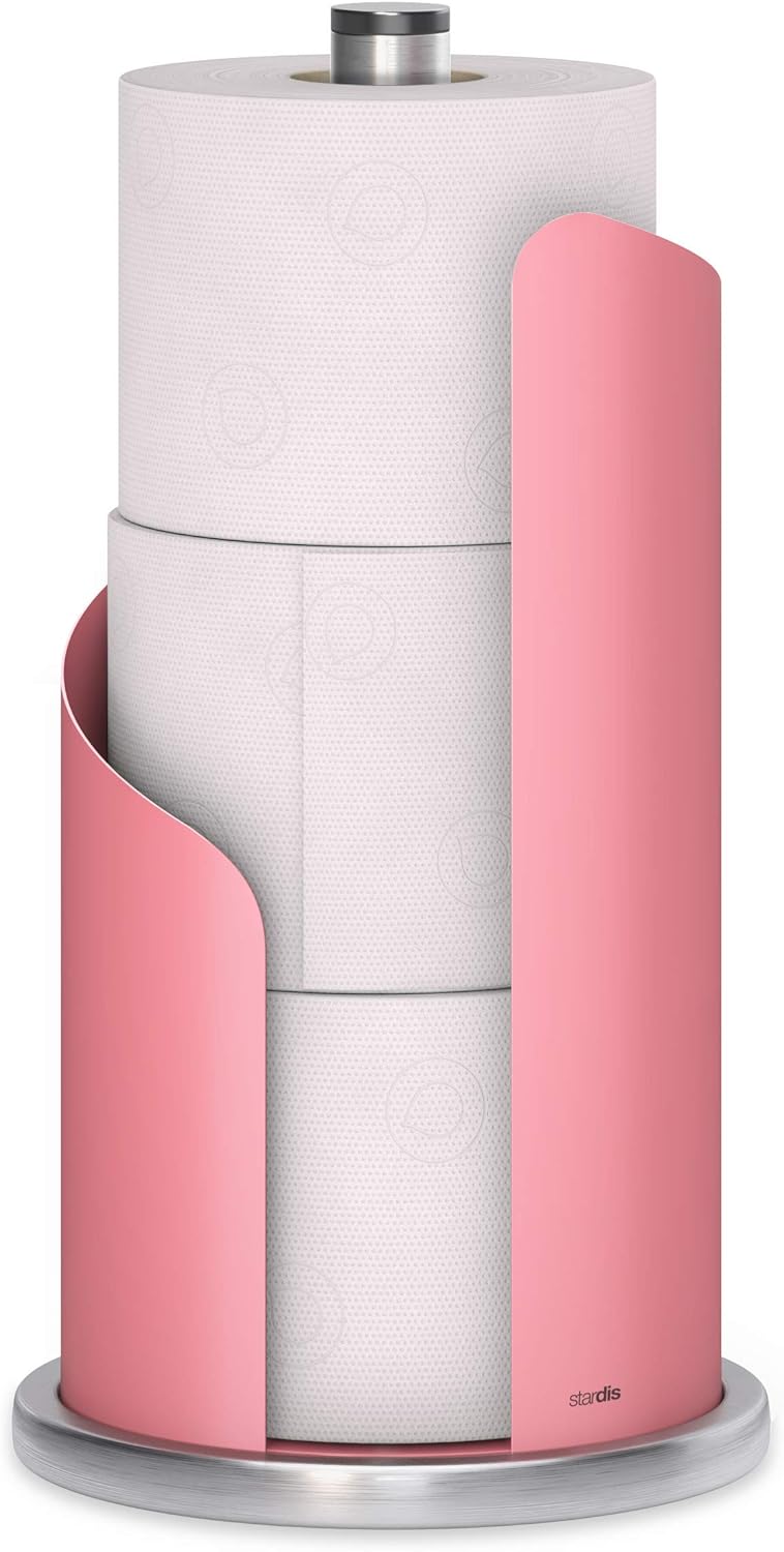 Halter für Küchenrolle, Pink