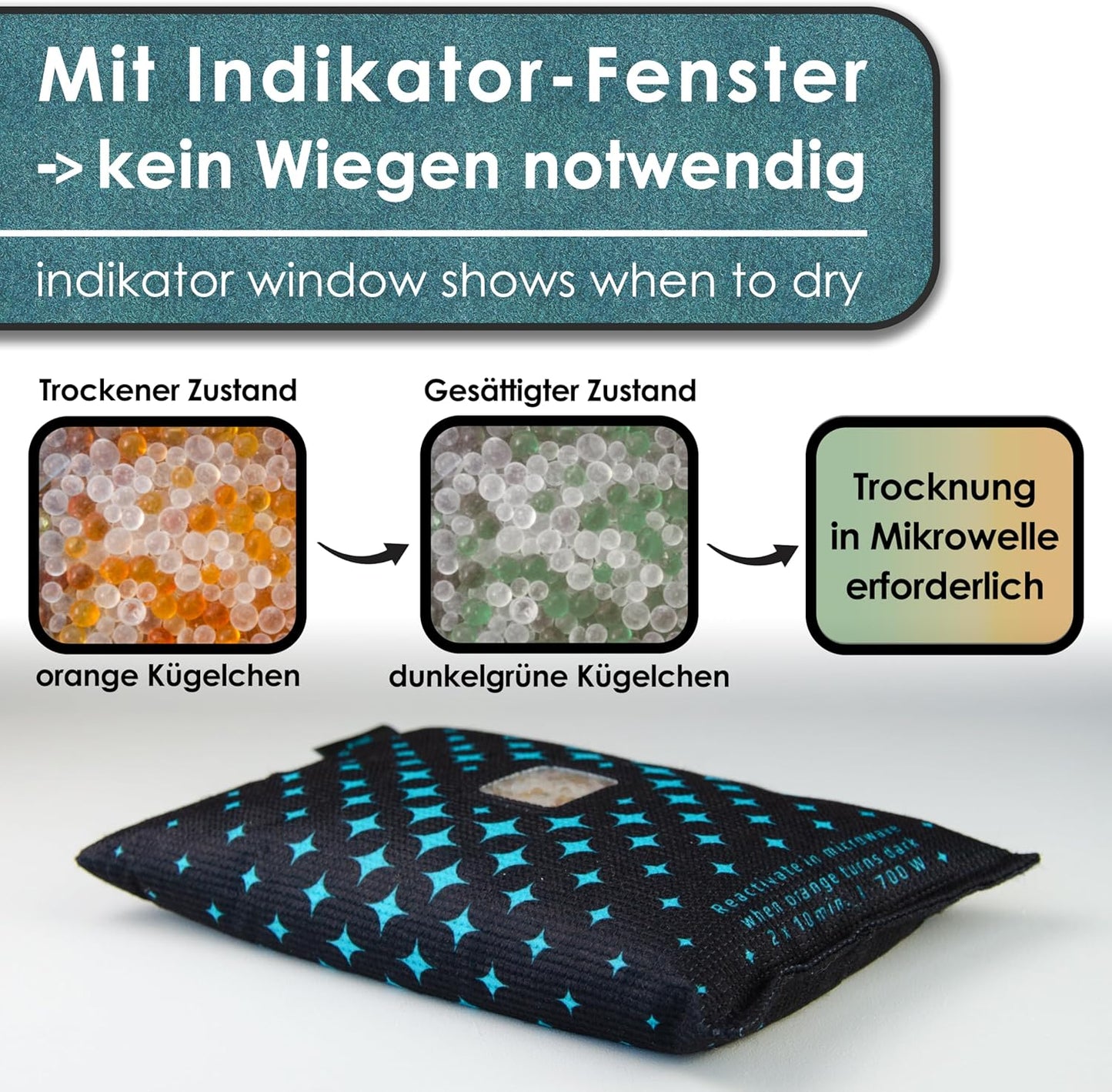 Luftentfeuchter für Autos, 1x 750g