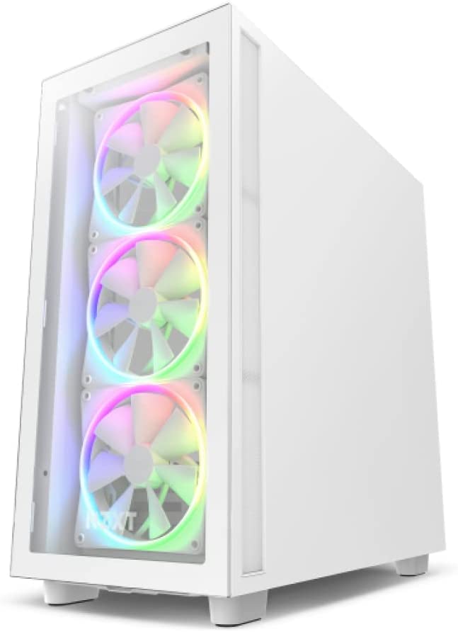 F140 RGB Single 140x140x26, Gehäuselüfter, Weiss 140mm RGB