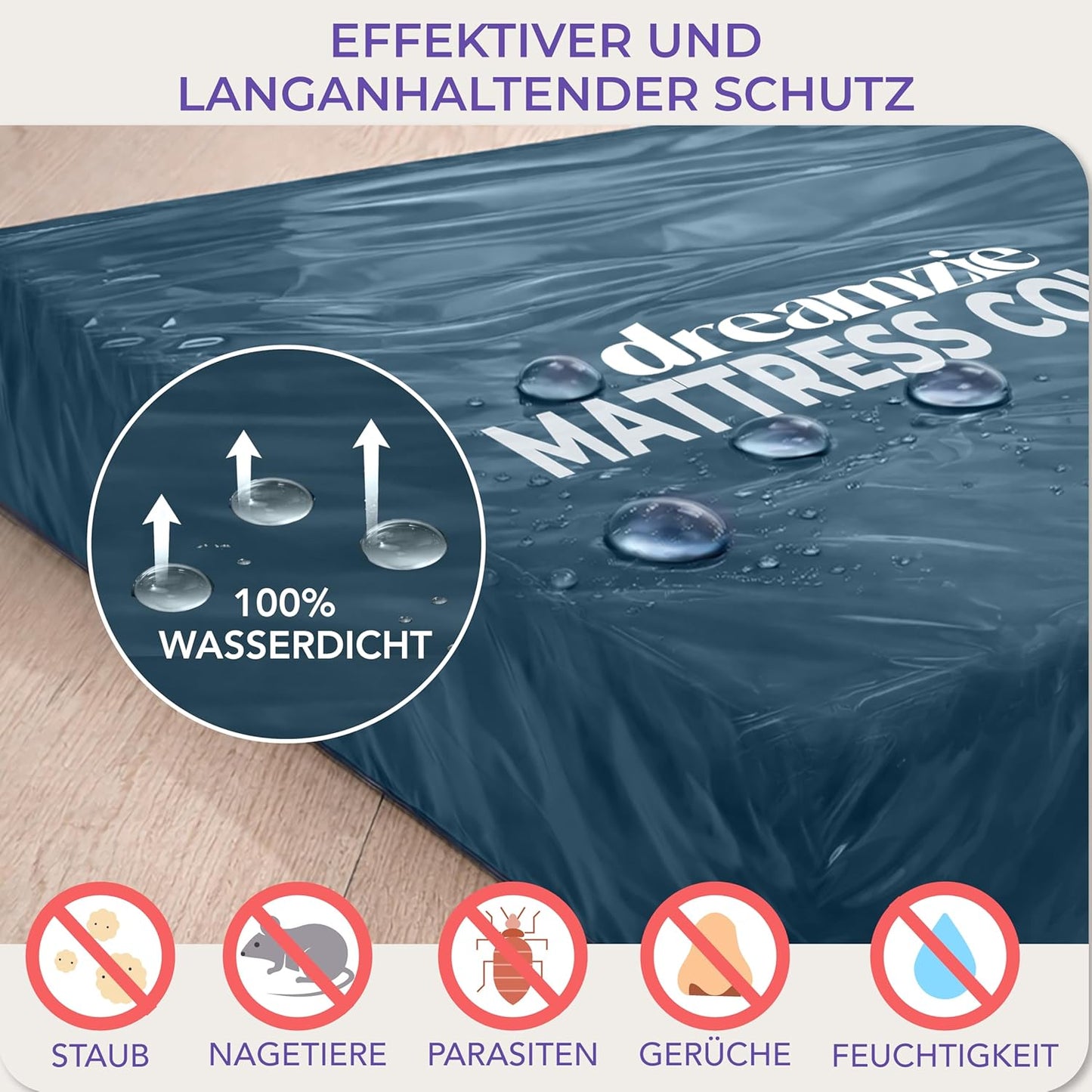 Matratzenhülle für Umzug und Aufbewahrung, 160x200 cm, 160 x 200 cm 1er-Pack