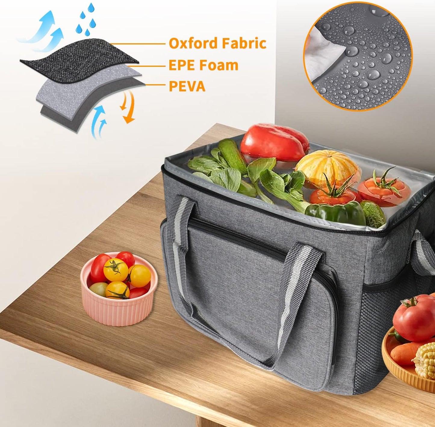 Kühltasche, Grau