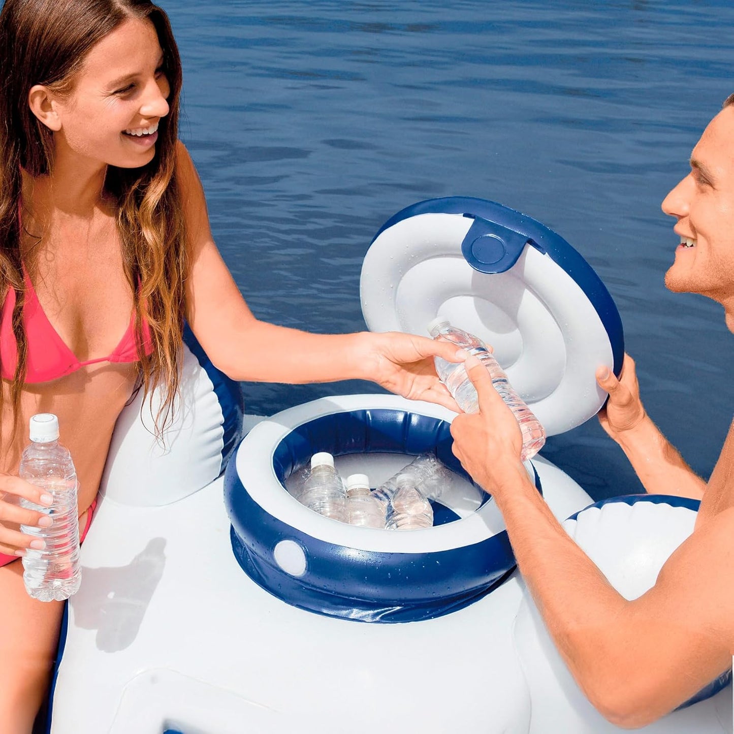 River Run 2 Aufblasbarer Doppel-Schwimmring, Doppelrad Single