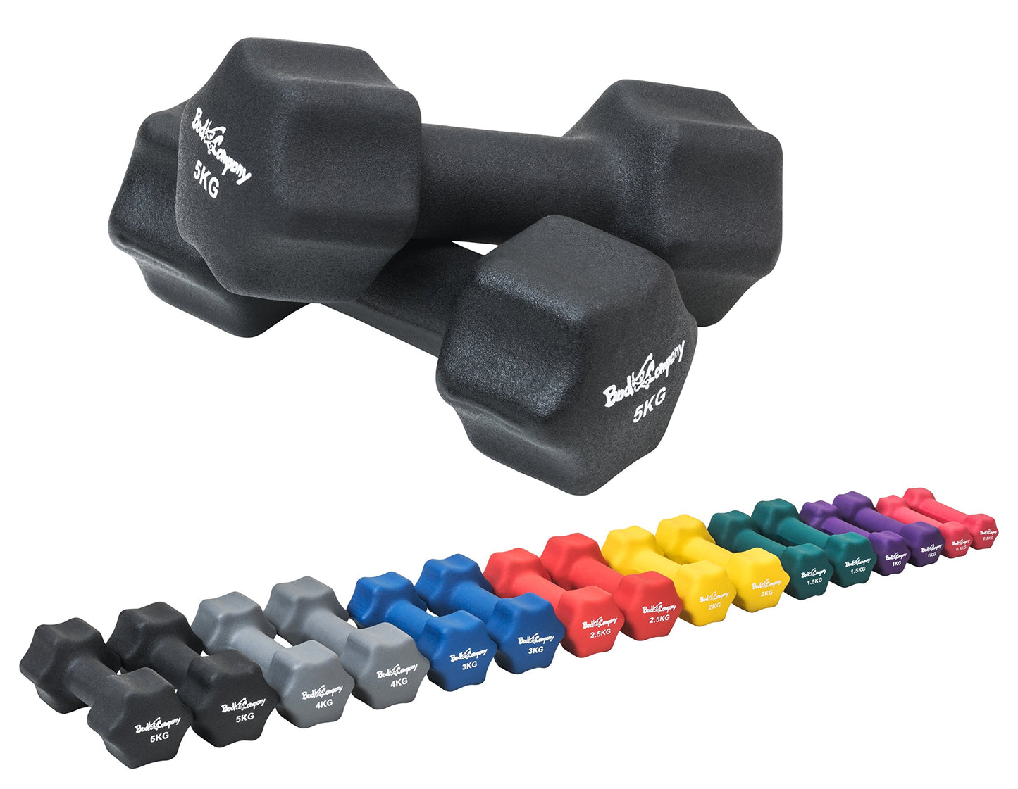 Kurzhanteln-Set, 2x 5 kg, h - 5 kg 2er-Set