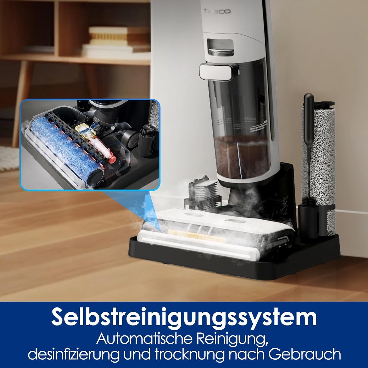 Floor ONE S7 Steam - Schnurloser Dampfreiniger, Floor One S7 Steam