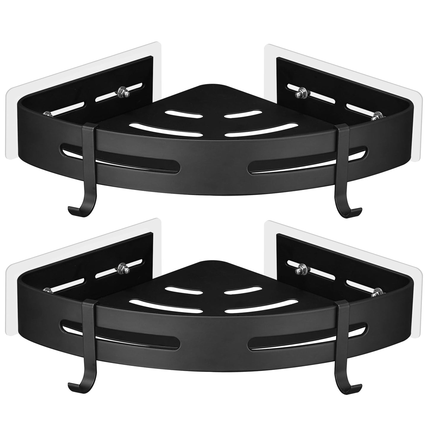 Duschregal ohne Bohren, Schwarz