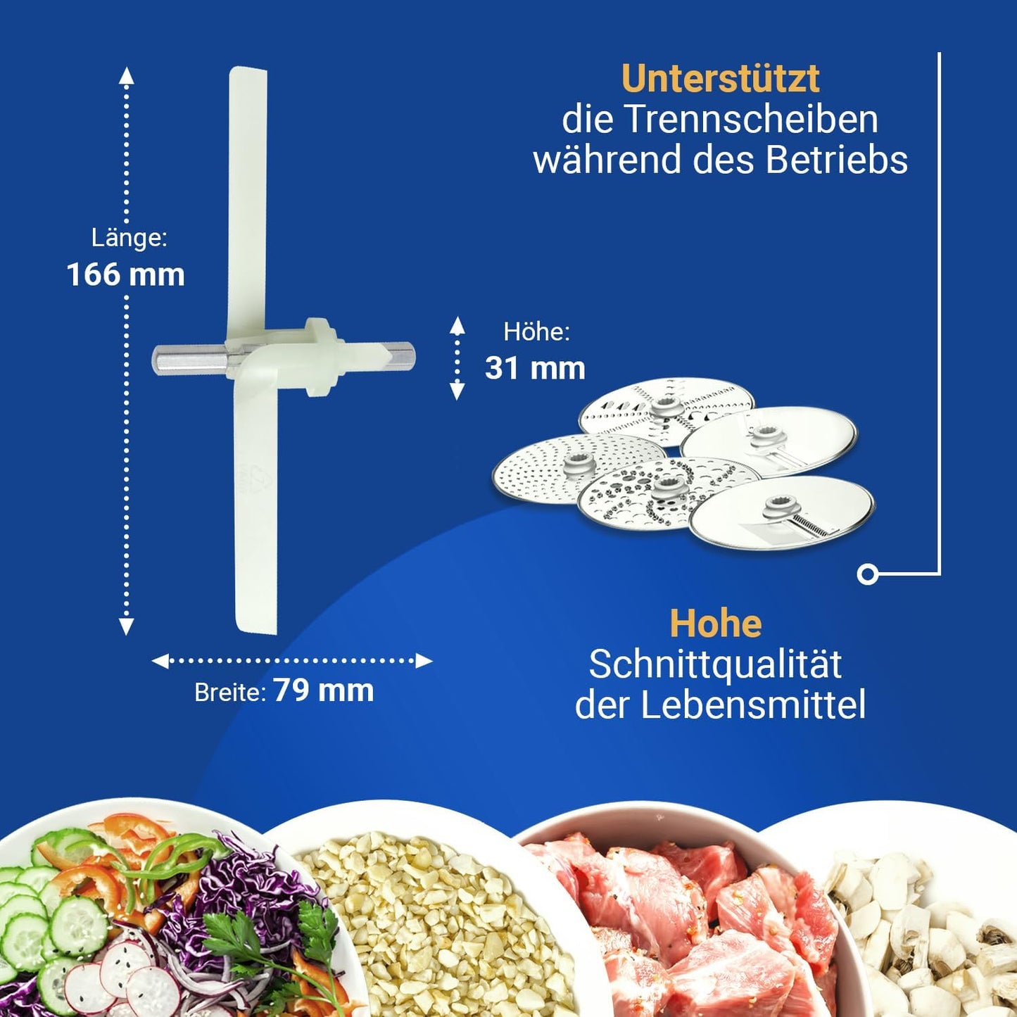 Mitnehmer-Set für Bosch Küchenmaschinen (2 Stück), 2 Stück