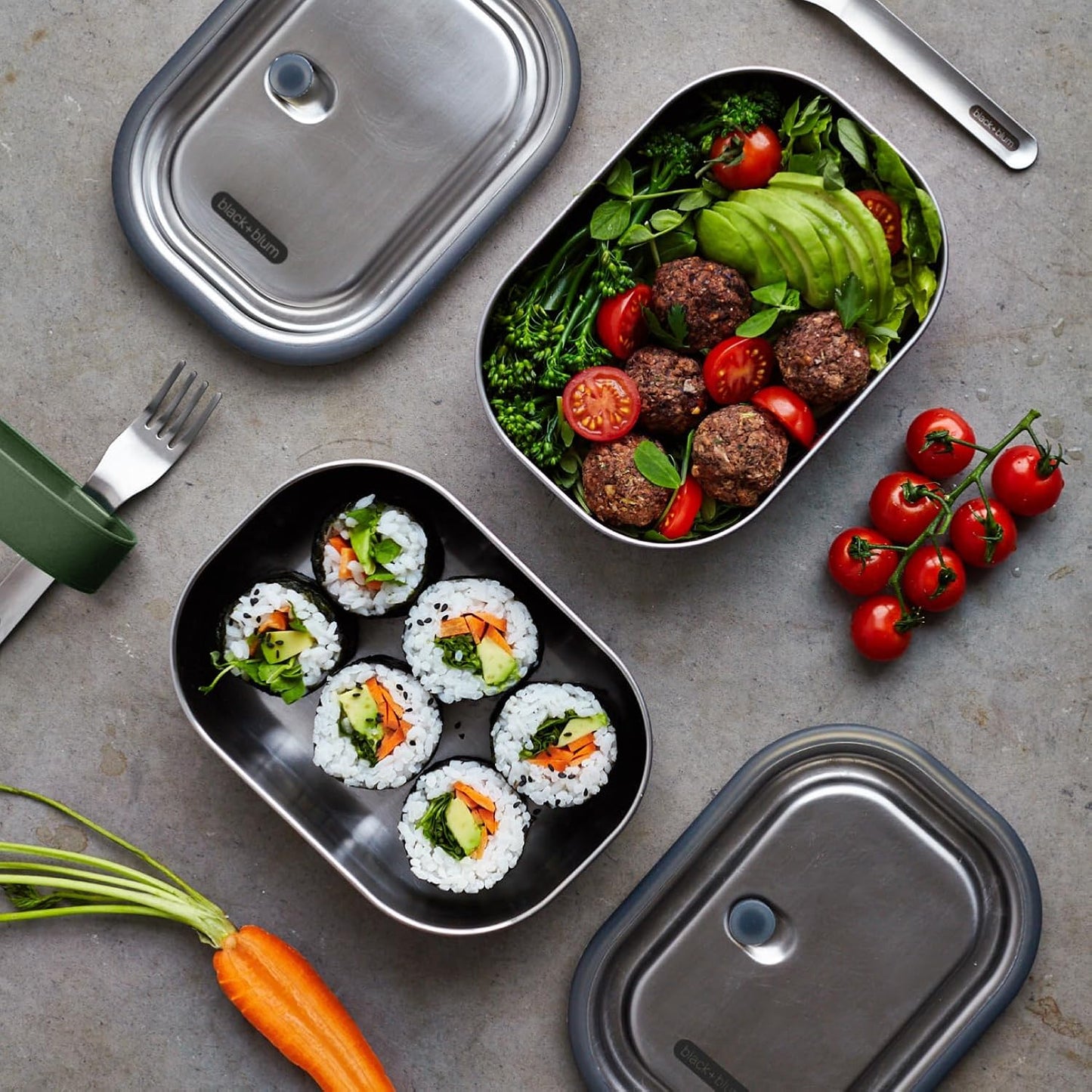 Lunchbox mit Vakuumverschluss (600 ml), Olive 600 ml