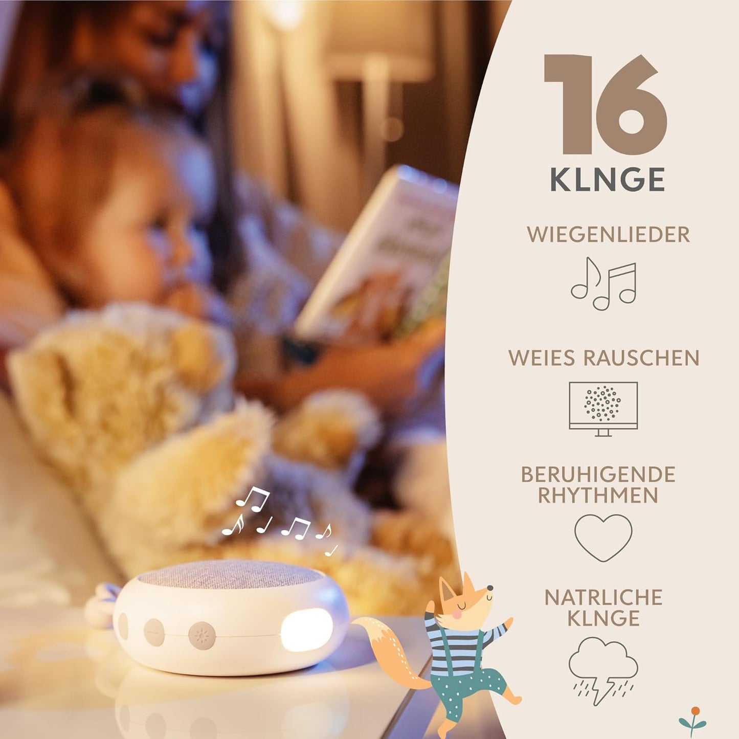 White-Noise-Maschine, Weiß