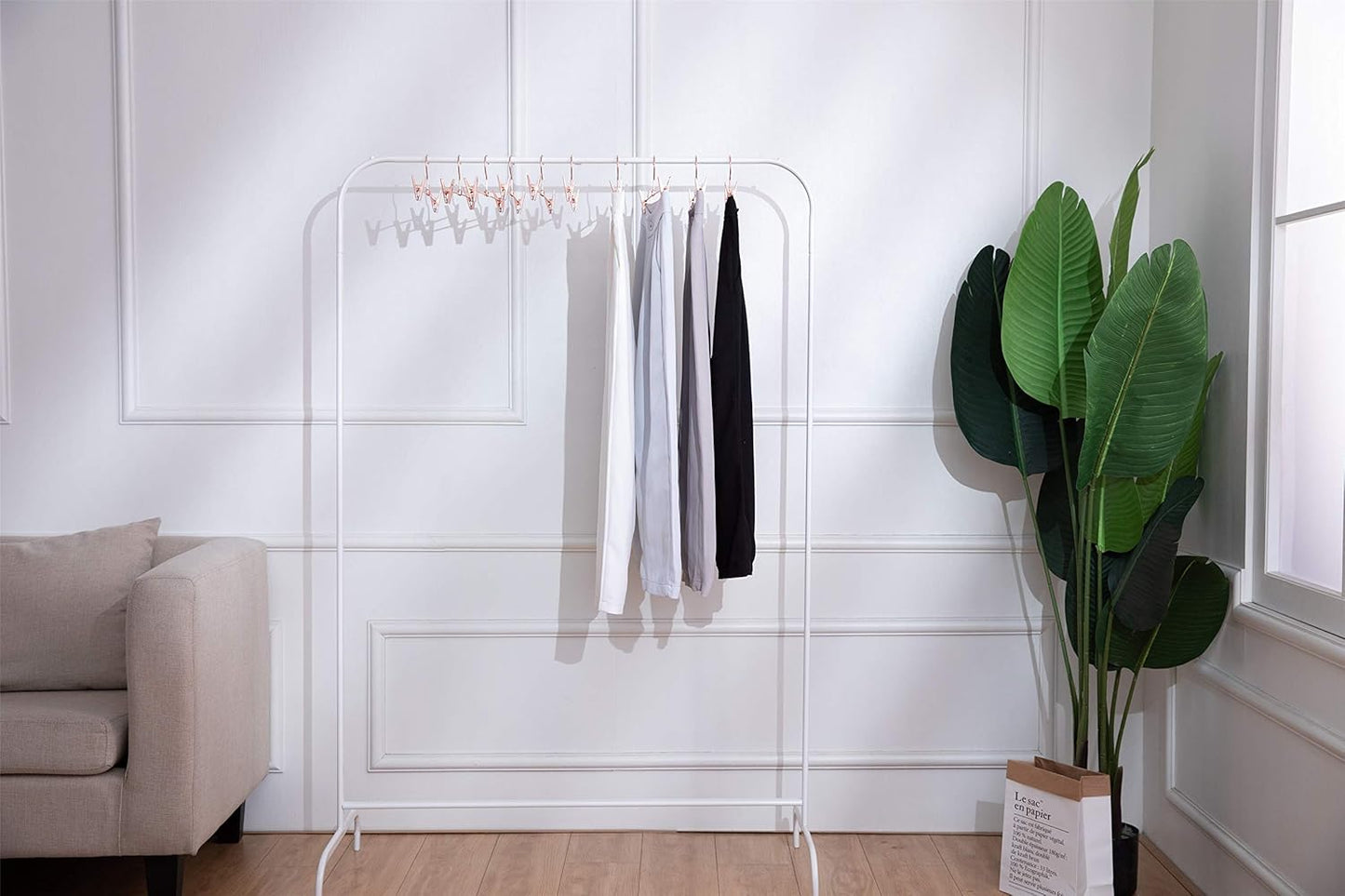 10er-Set Metallbügel, Rose Gold Copper Color- Skirt Hanger 10