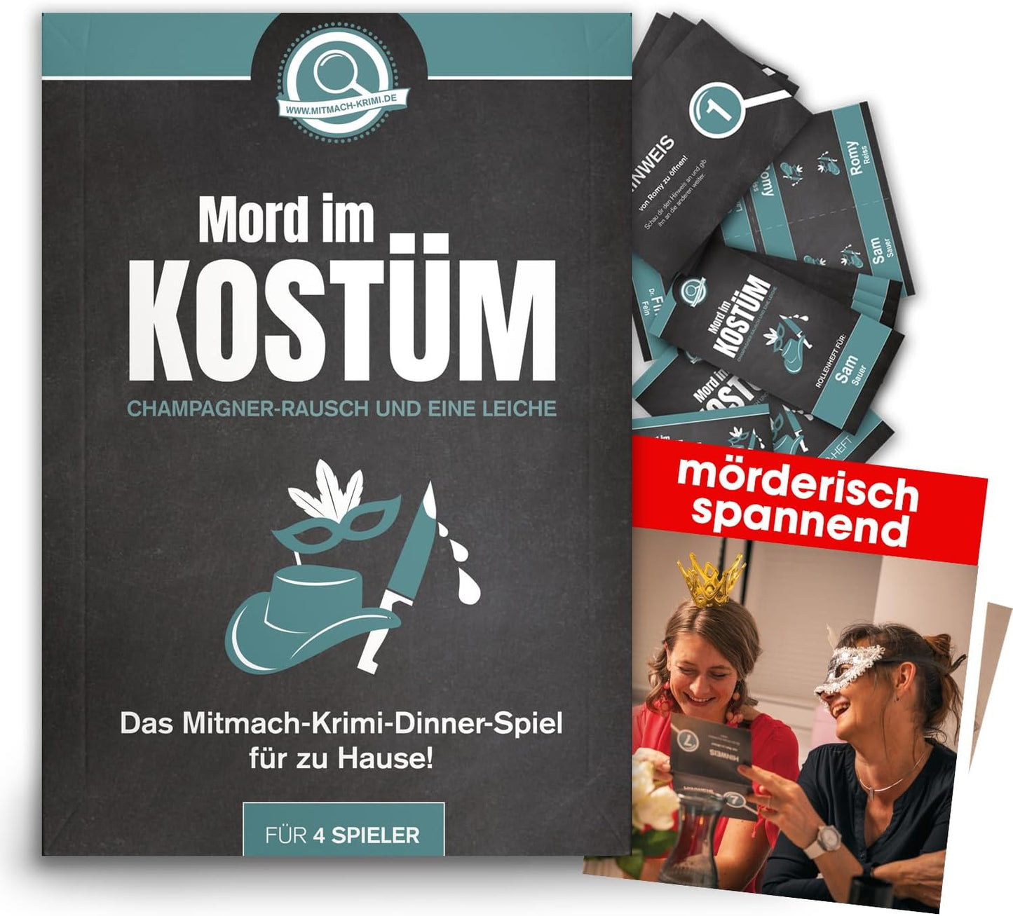 Mord im Kostüm - Krimidinner-Spiel