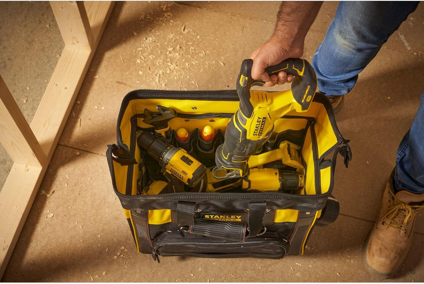 Werkzeugkoffer FatMax, 1 Nero/ Giallo