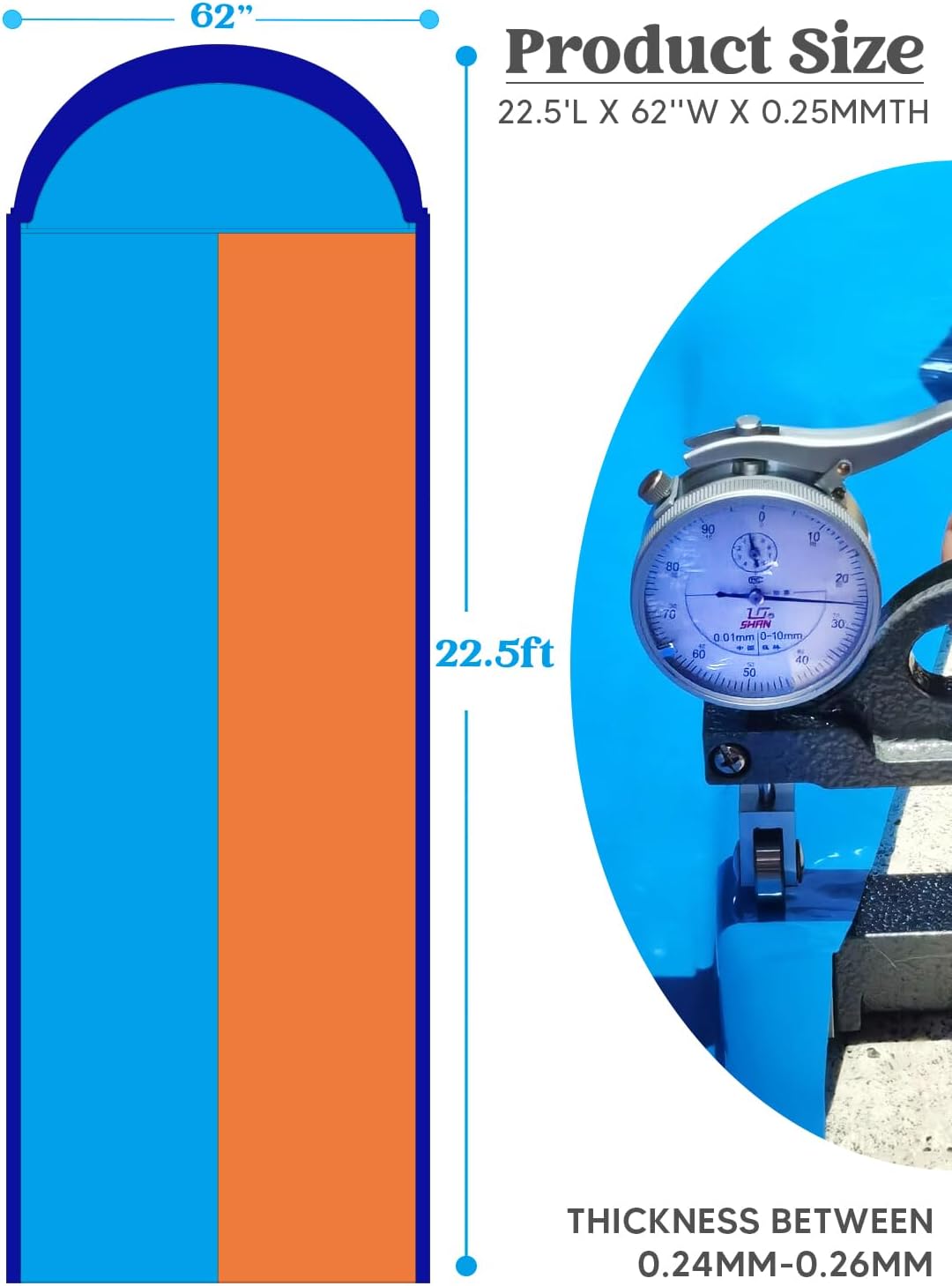 Doppelte Rasen-Wasserrutsche mit Sprinkler und Boards, 685,8cm Doppelspur
