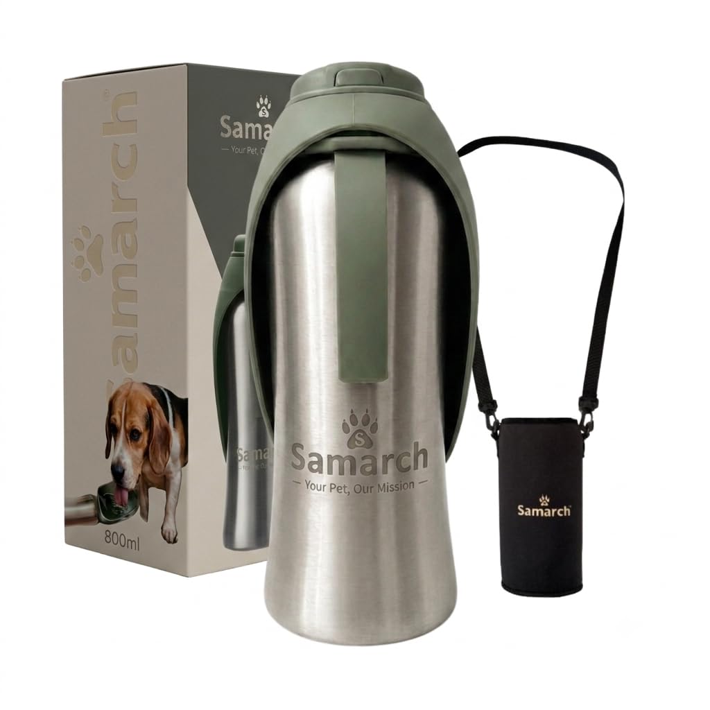 Hundetrinkflasche mit Umhängetasche