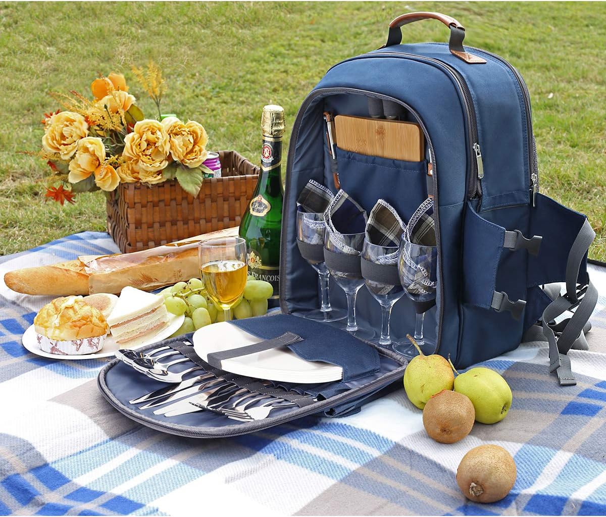 Picknick Rucksack, Marine / 4 person