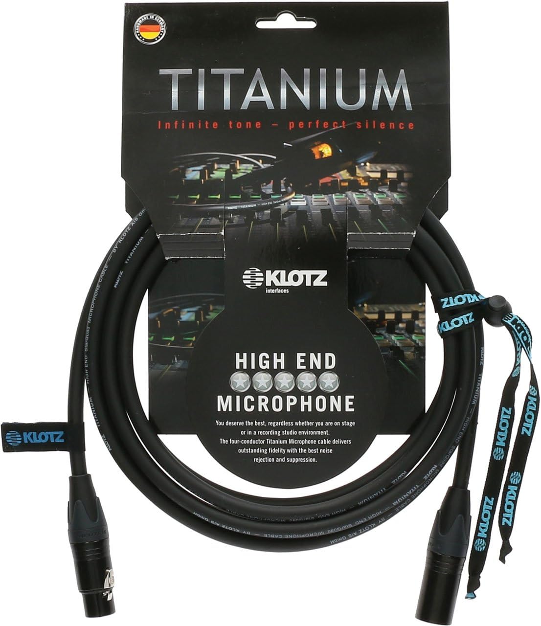 Titanium StarQuad Mikrofonkabel 4,9 m
