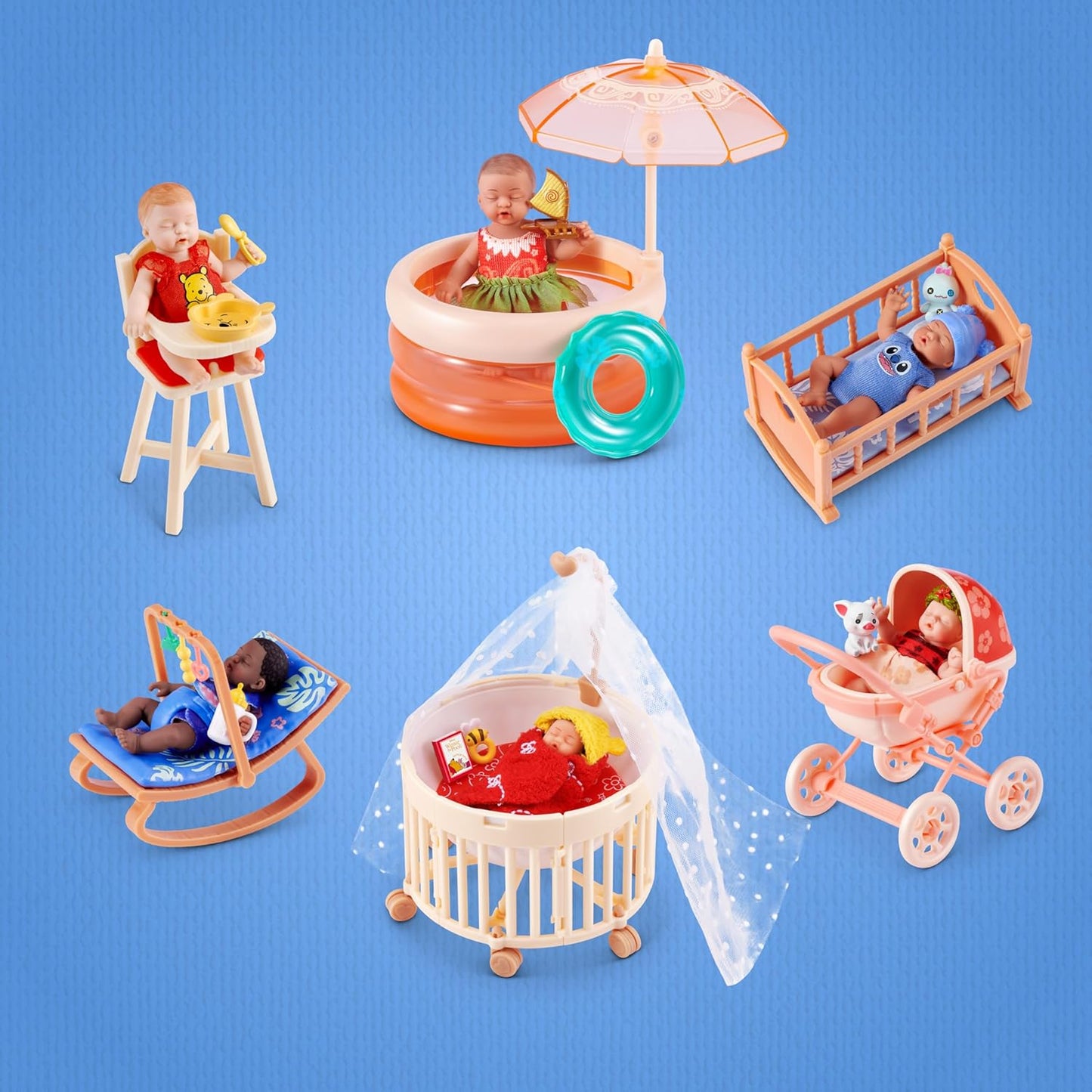 Sammelbare Babypuppen-Überraschungskapsel, 2er Pack